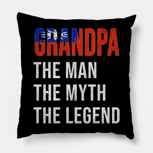 Grand Father Taiwanese Grandpa The Man The Myth The Legend - Gift for Taiwanese Dad With Roots From  Taiwan Pillow