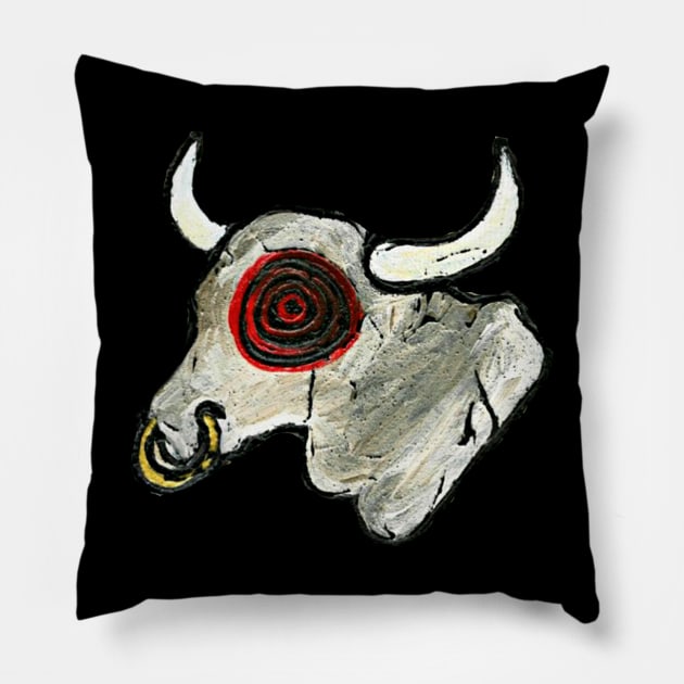 BULLSEYE Pillow by ArtisticEnvironments