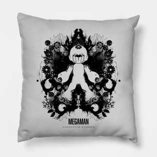 Megaman Ink Blot Geek Psychological Disorder Pillow