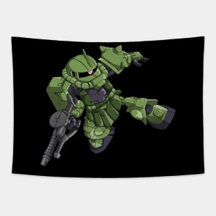 Zaku Green Tapestry