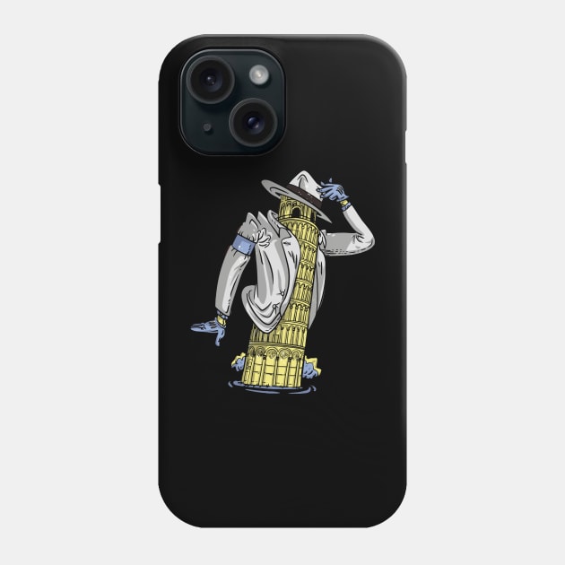 Pisa's Billie Jean Lean Phone Case by Planet of Tees