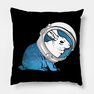 space rabbit Pillow