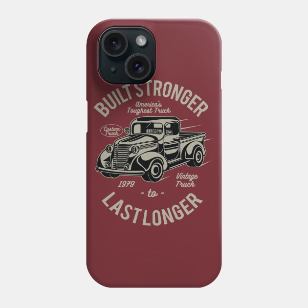 Retro truck Phone Case by PaunLiviu