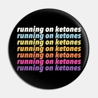 Running on Ketones Pin