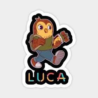 Einschulung Eule Luca Magnet