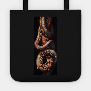 Tentacle of an octopus as an oil painting Tote