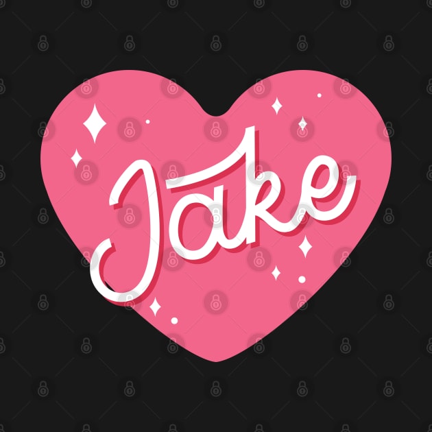 Enhypen Jake name heart text engene | Morcaworks by Oricca