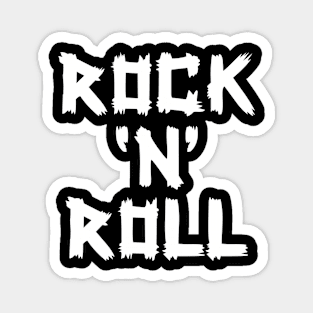 rock n roll logo Magnet