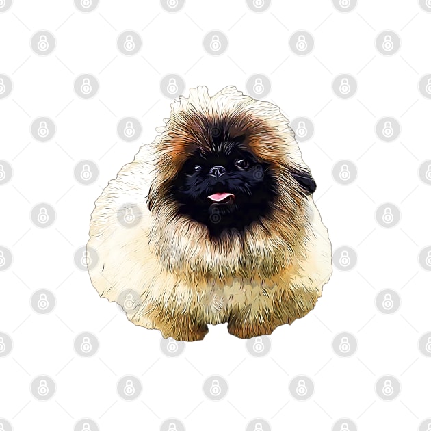 Pekingese Adorable Puppy Dog by ElegantCat