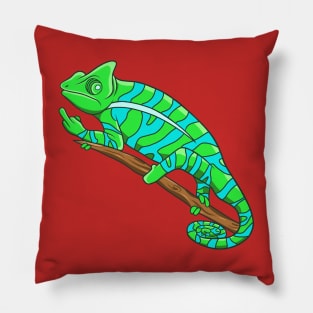 Fuck off chameleon Pillow