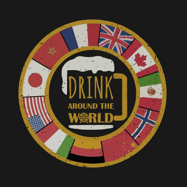 Drink Around The World Showcase Drink Around The World Long Sleeve TShirt TeePublic