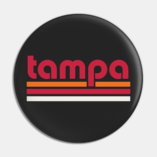 Retro Tampa Stripes Pin