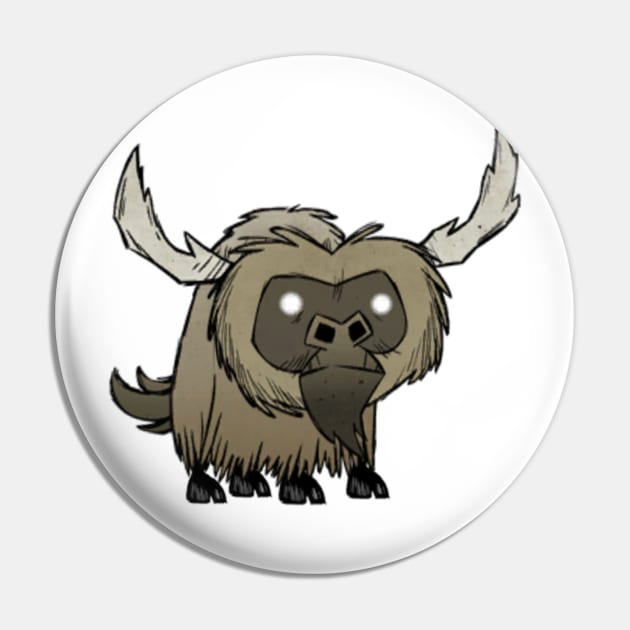 Don't Starve Beefalo Pin by Geektuel