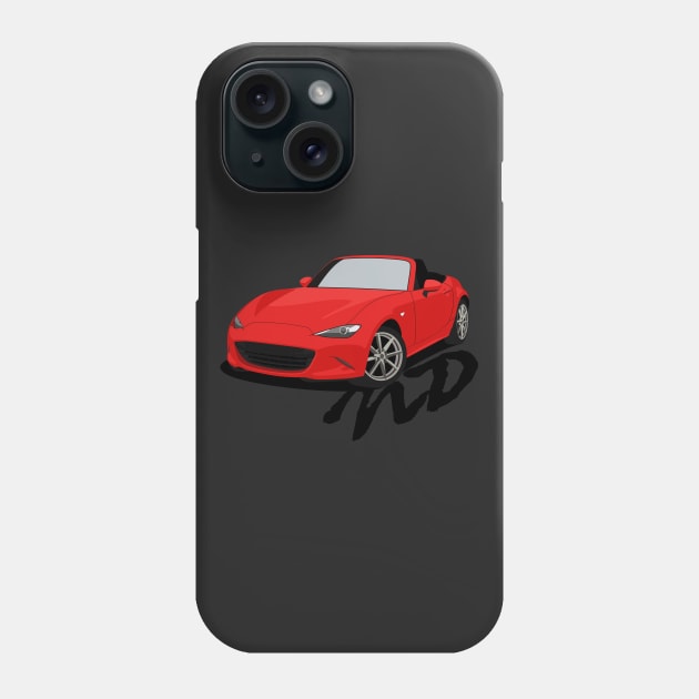 Miata ND Phone Case by AutomotiveArt