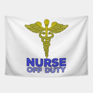 Nurse Off Duty Tapestry