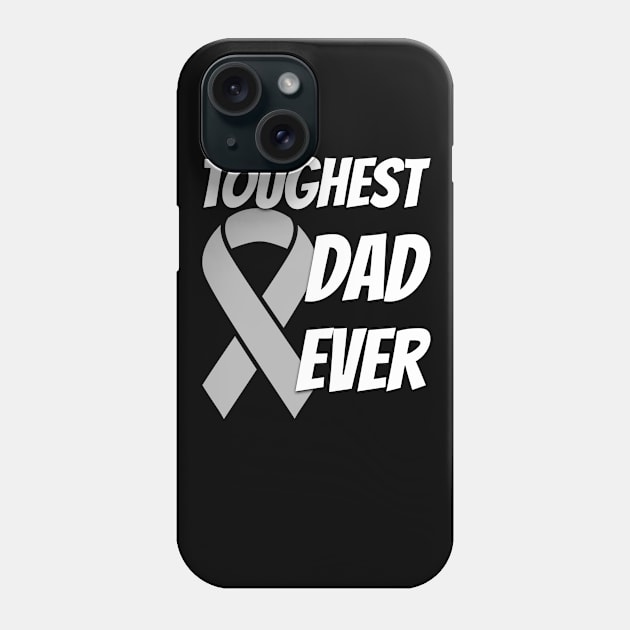 Brain Cancer Dad Phone Case by mikevdv2001