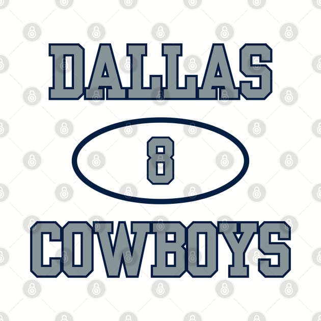 DALLAS COWBOYS TROY AIKMAN #8 by capognad