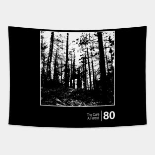 A Forest 80 Retro Aesthetic Fan Art Design Tapestry