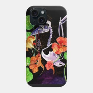 "Memory Maps" Resonate Raven skeleton Phone Case