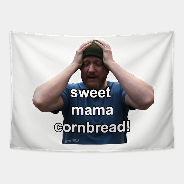 Sweet Mama Cornbread! Tapestry by tonyzaret