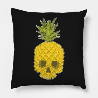 Pineapple Skull Pillow