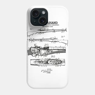 M1 Garand - World War 2 Weapon Blueprint Rifle Phone Case