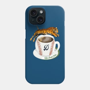 Coffee Breaking Ball! With Tiger and D! Phone Case