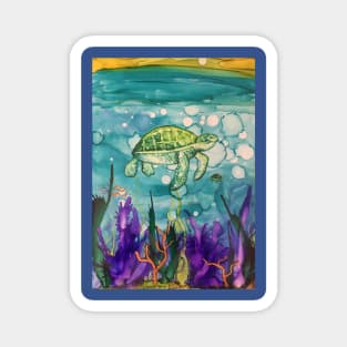 Turtle Ink Magnet