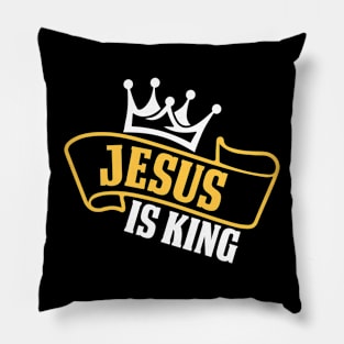 Jesus is King Pillow