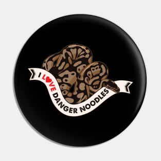 I Love Danger Noodles Pin