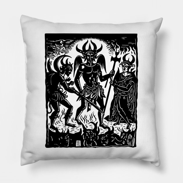 Medieval Daemon #13 Pillow by n23tees