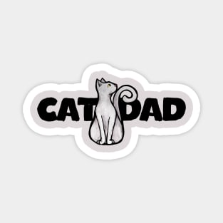 Cat Dad Magnet