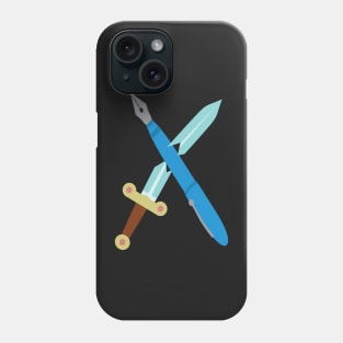 The Pen is Mightier Than The Sword Phone Case