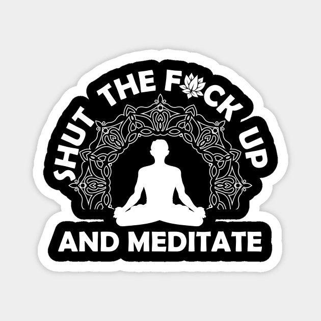Meditate Magnet by Yogi Bryan