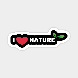 I Love Nature/I Heart Nature Magnet