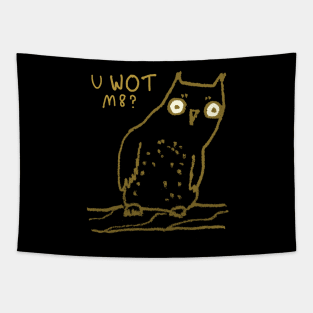 Confused Owl Tapestry