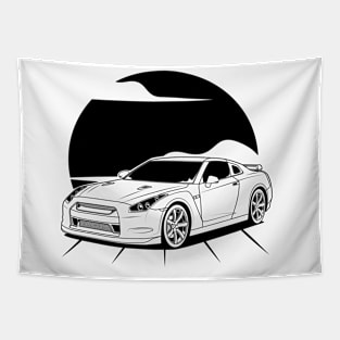 jdm gtr r35 legend black print Tapestry