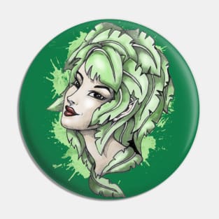 Elf Naughty Weird Portrait Pin