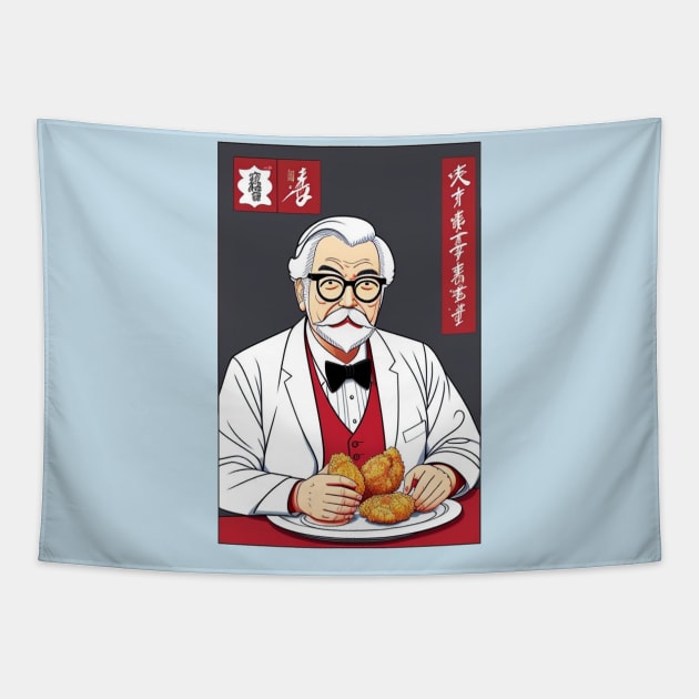 Asian KFC Tapestry by Jason's Finery