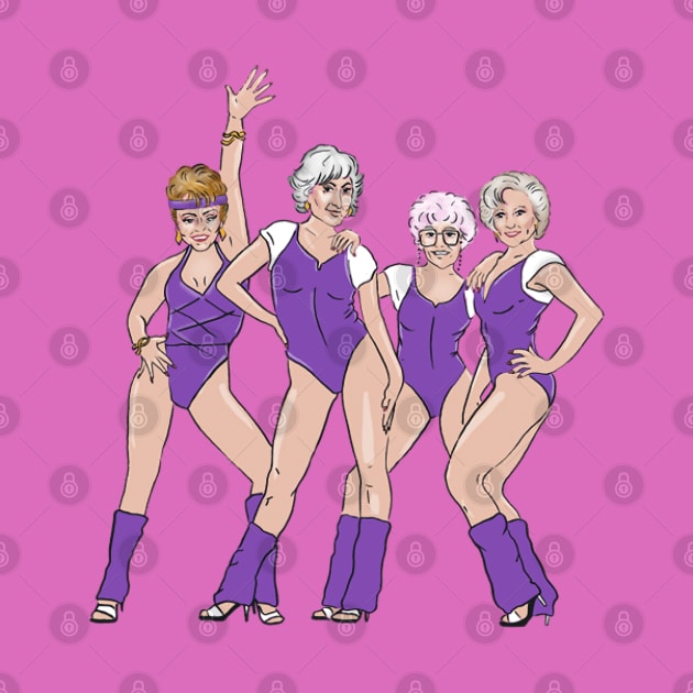 Golden Girls Granny Aerobic Club by THE SUP OMO