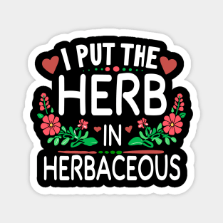 Herbalist Magnet