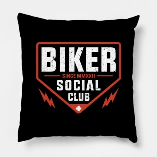 Biker Social Club Pillow