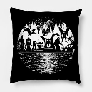 Cryptid Creatures Pillow