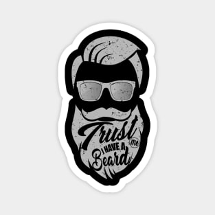 Beard Tattoo Facial Mens Magnet