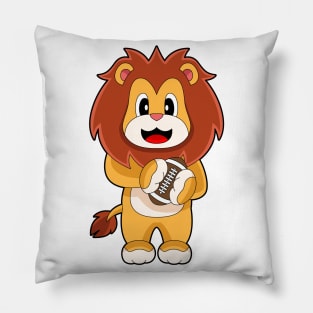 Lion American Football Sports Pillow