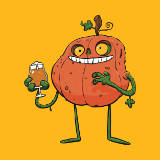 Pumpkin Beer Monster T-Shirt