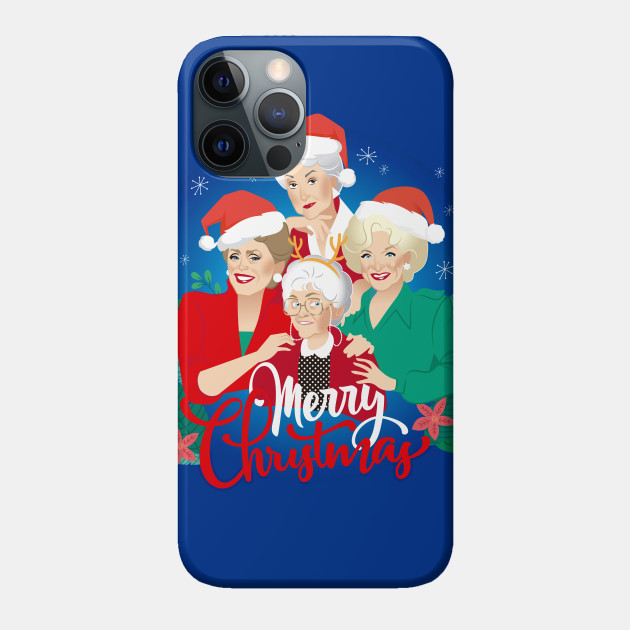Golden Christmas - Christmas - Phone Case