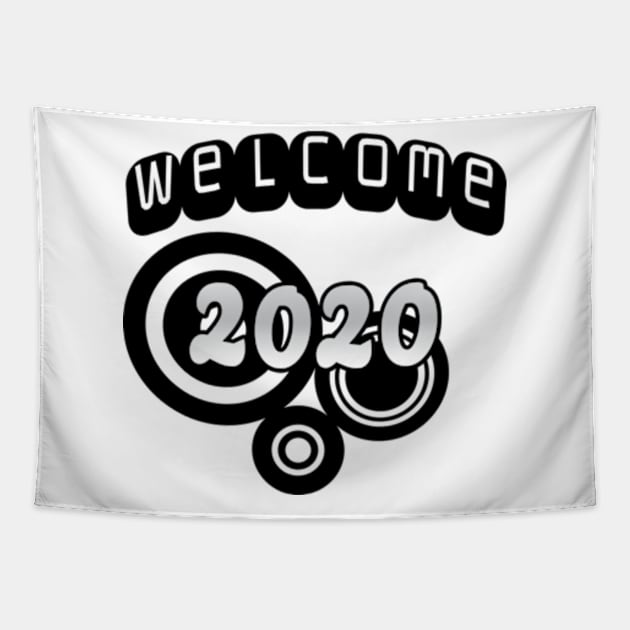 Welcome Perfect Number Tapestry by Hashop