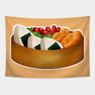 Japanese Bento Lunchbox Tapestry