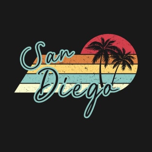 Retro San Diego California Vintage 70s 80s 90s Retro T-Shirt